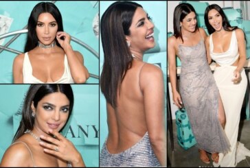 Priyanka Chopra Poses With Kim Kardashian, Flaunts Her Massive Engagement Ring At Tiffany & Co’s New Collection