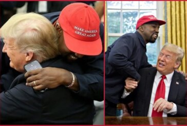 Kanye West Hugs Trump At Lunch Meet and Says MAGA Cap Made Him Feel ‘Superman’