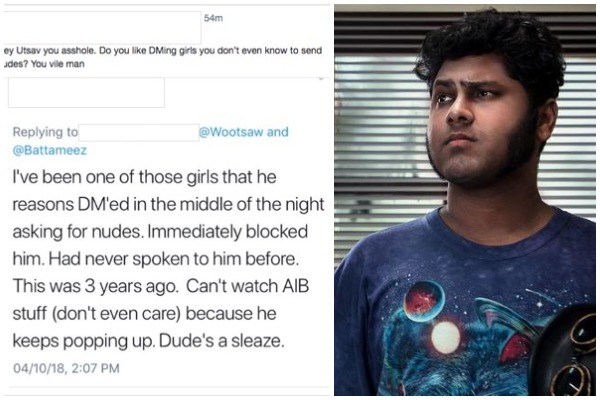 Ex-AIB Comedian Utsav Chakraborty Called Out For Sexual Harassment; AIB De-Lists Videos!