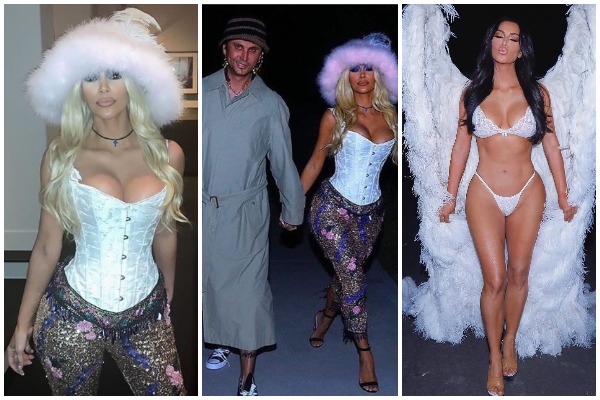 Kim Kardashian Dressed As Pamela Anderson Issues Apology For Calling Her Friends ‘Retarded’