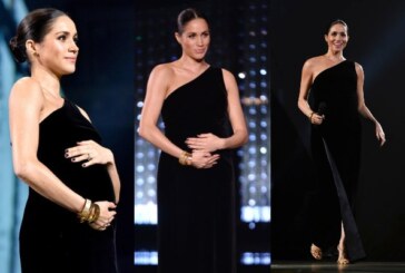 Duchess Of Sussex Meghan Markle Dazzles In Givenchy At British Fashion Awards