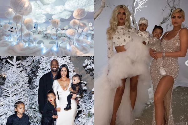 JLo, John Legend, Paris Hilton, Jenner’s At Kim Kardashian’s Epic Christmas party – Watch Videos