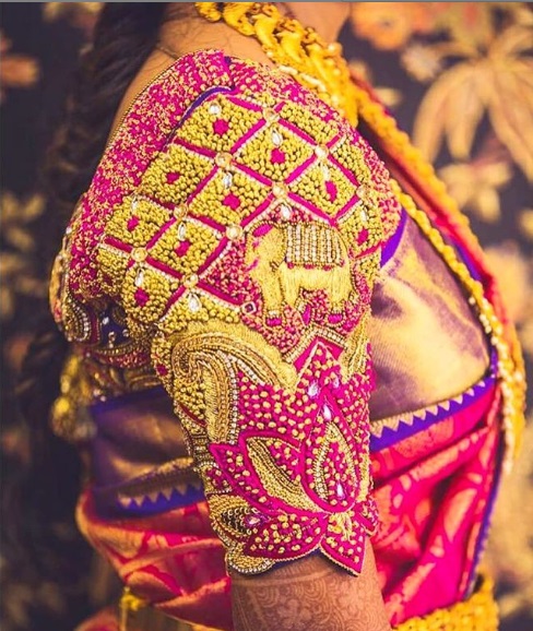 South Indian Bridal Blouse Designs