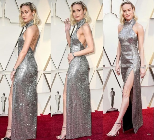 Brie Larson Showstoppers at Oscars 2019 Red Carpet