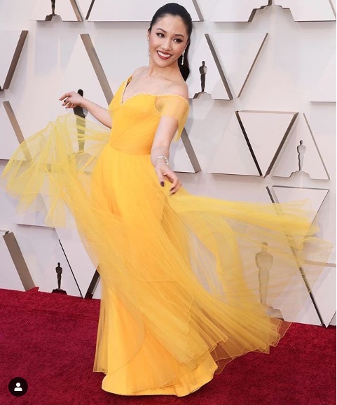 Constance Wu at Oscars 2019 Red Carpet
