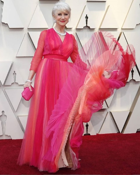 Helen Mirren Showstoppers at Oscars 2019 Red Carpet