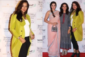 Actress Sameera Reddy Is Expecting Her Second Child, Flaunts Baby Bump at Lakme Fashion Week