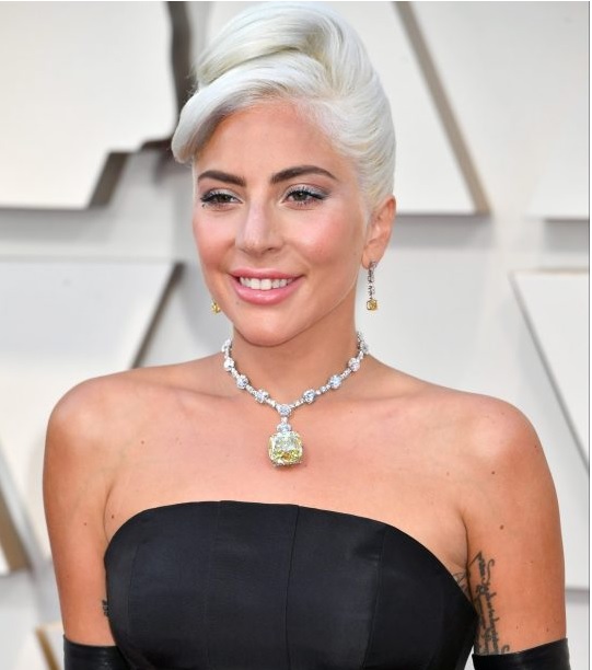 Lady Gaga Tiffany Yellow Diamond Necklace